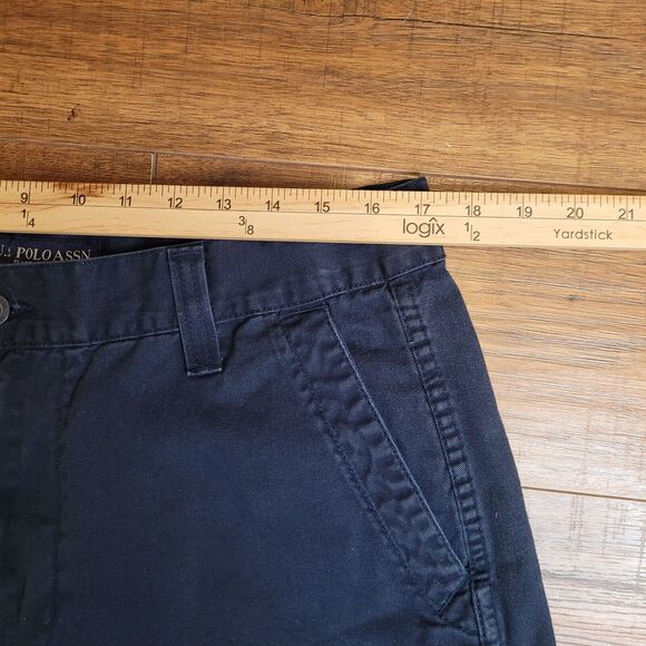 U.S. Polo Assn.  Navy Blue Cargo Shorts W36 Golf Causal Sportswear - Picture 4 of 7
